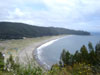 Vista de playa Chivilingo desde la carretera